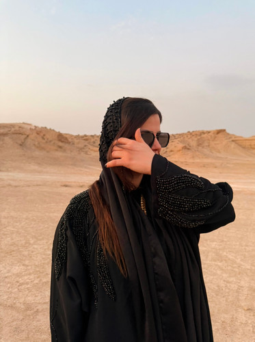 عبا ونوس ۲ جواهر دوزی مشکی